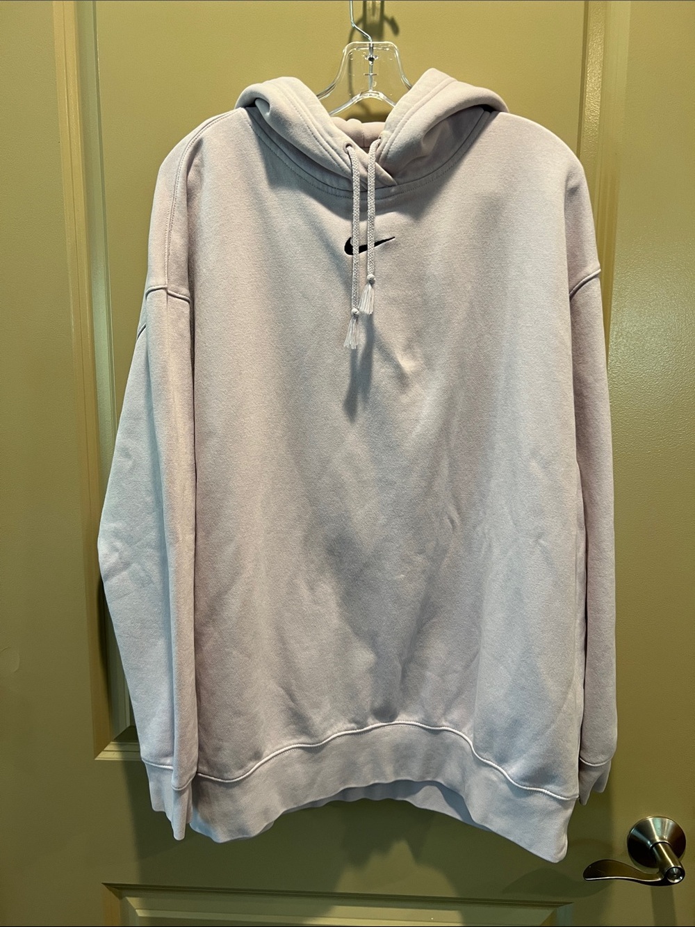 Nike Lavender Pullover Hoodie with Black Swoosh
